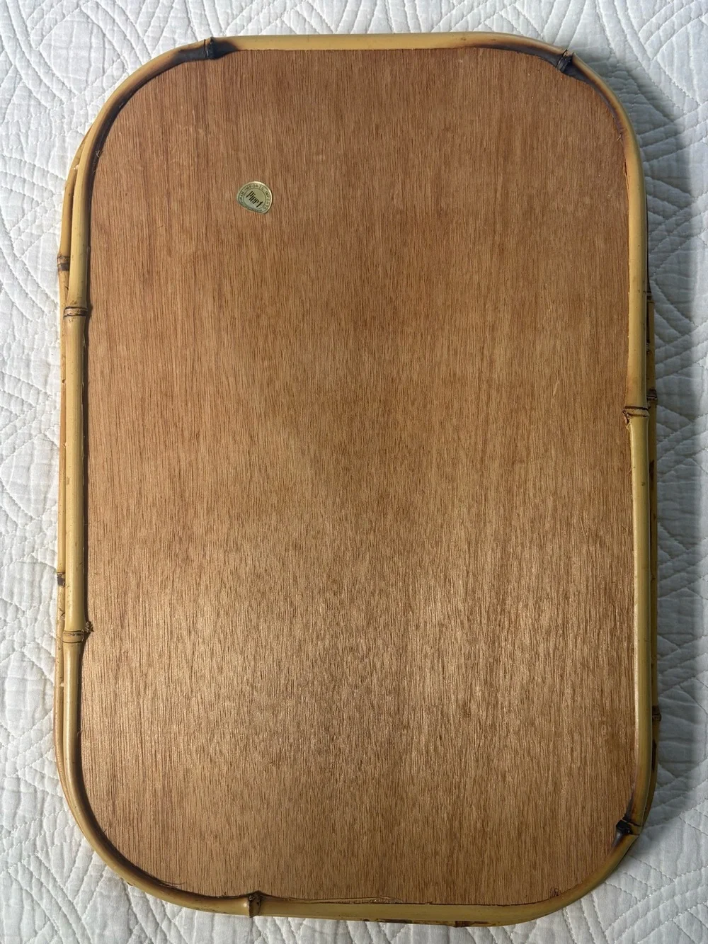 Pier One Bamboo Rattan Serving Tray